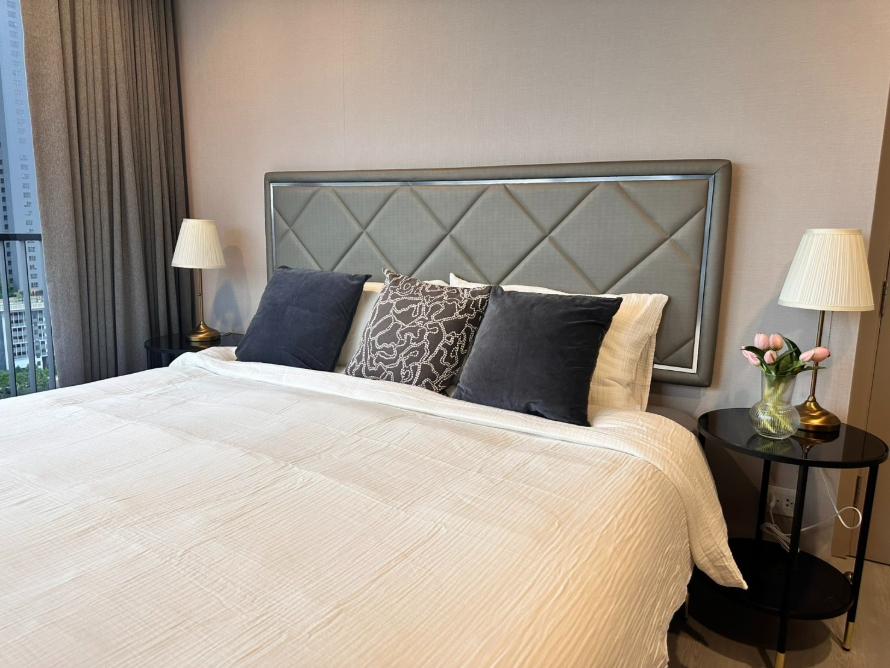 picture 2Bed | 2Bath | MRT Phra Nang Klao Bridge | 60sqm | THB 38,000/mo | Fl.18 — The Politan Rive Bangkok - 9/9