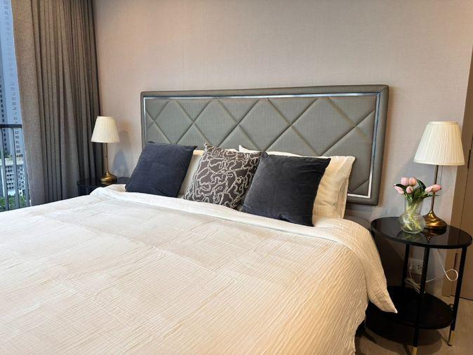 picture 2Bed | 2Bath | MRT Phra Nang Klao Bridge | 60sqm | THB 38,000/mo | Fl.18 — The Politan Rive Bangkok - 9/9