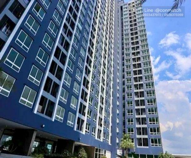 รูป 1 ห้องนอน | 1 ห้องน้ำ | MRT Samrong | 36 ตร.ม. | 13,000 บาท/เดือน | ชั้น 24 — Metropolis Samrong Interchange กรุงเทพฯ - รูปที่ 1/1