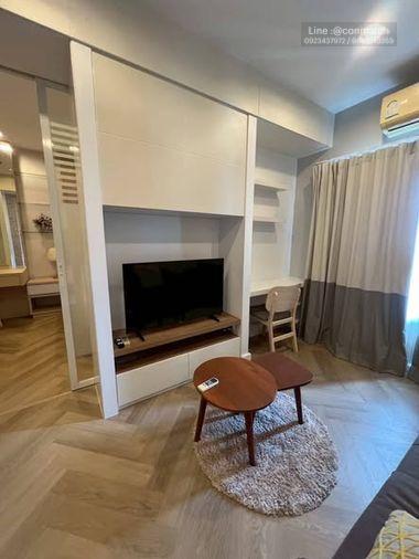 รูป 1 ห้องนอน | 1 ห้องน้ำ | BTS Krung Thon Buri | 38 ตร.ม. | 22,000 บาท/เดือน | ชั้น 21 — Q House กรุงเทพฯ - รูปที่ 4/5