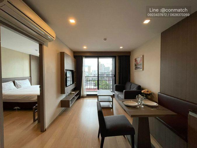 รูป 1 ห้องนอน | 1 ห้องน้ำ | BTS Thong Lo | 45 ตร.ม. | 30,000 บาท/เดือน | ชั้น 8 — Condo One Thonglor กรุงเทพฯ - รูปที่ 7/7
