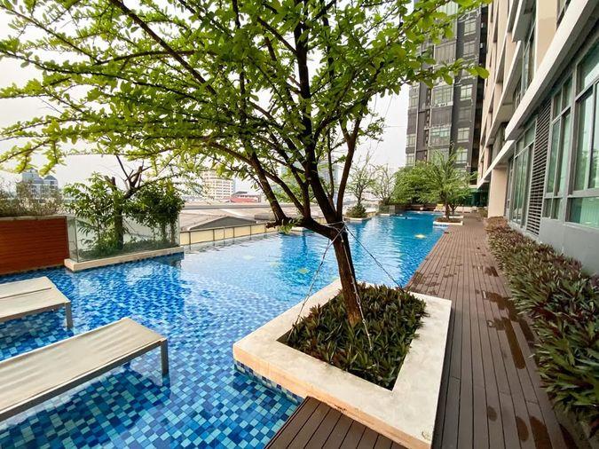 รูป 1 ห้องนอน | 1 ห้องน้ำ | BTS Udom Suk | 36 ตร.ม. | 13,000 บาท/เดือน | ชั้น 12 — Ideo Blucove Sukhumvit กรุงเทพฯ - รูปที่ 8/8