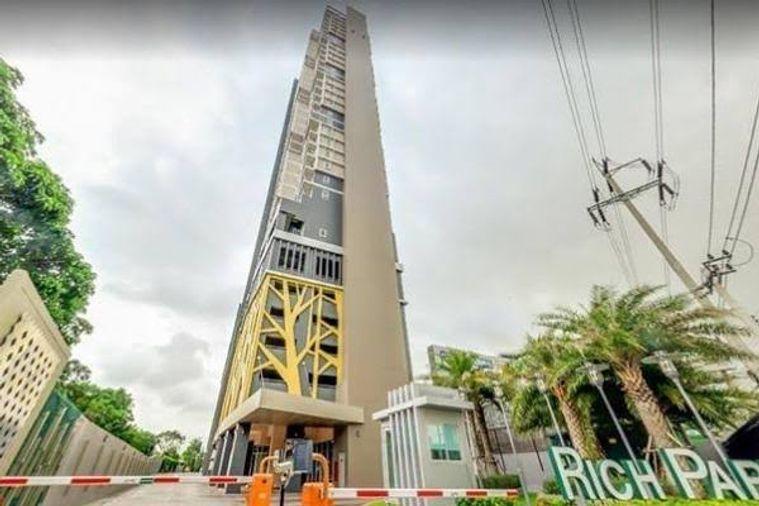 รูป 1 ห้องนอน | 1 ห้องน้ำ | MRT Sai Ma | 30 ตร.ม. | 10,000 บาท/เดือน | ชั้น 9 — Rich Park @ Chao Phraya กรุงเทพฯ - รูปที่ 2/4