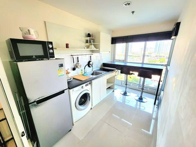 picture 1Bed | 1Bath | BTS Phra Khanong | 38sqm | THB 20,000/mo | Fl.29 — Aspire Sukhumvit 48 Bangkok - 3/5