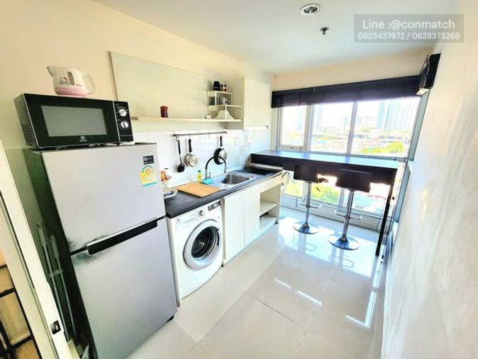 picture 1Bed | 1Bath | BTS Phra Khanong | 38sqm | THB 20,000/mo | Fl.29 — Aspire Sukhumvit 48 Bangkok - 3/5