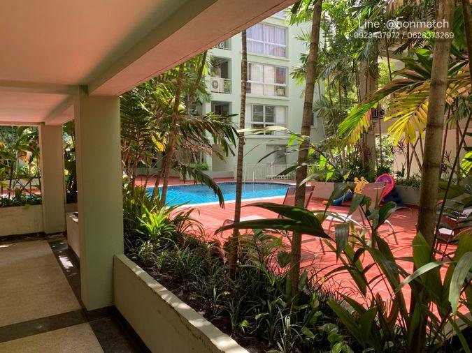 picture 1Bed | 1Bath | BTS Thong Lo | 62sqm | THB 24,000/mo | Fl.2 — Raintree Villa Bangkok - 1/8