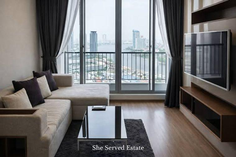 picture 1Bed | 1Bath | BTS Saphan Taksin | 40sqm | THB 35,000/mo | Fl.36 — Rhythm Sathorn Bangkok - 1/5