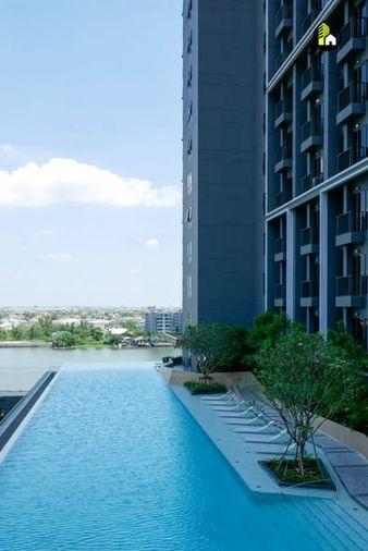 รูป 1 ห้องนอน | 1 ห้องน้ำ | MRT Bang O | 25 ตร.ม. | 9,000 บาท/เดือน | ชั้น 40 — The Politan Aqua กรุงเทพฯ - รูปที่ 2/5