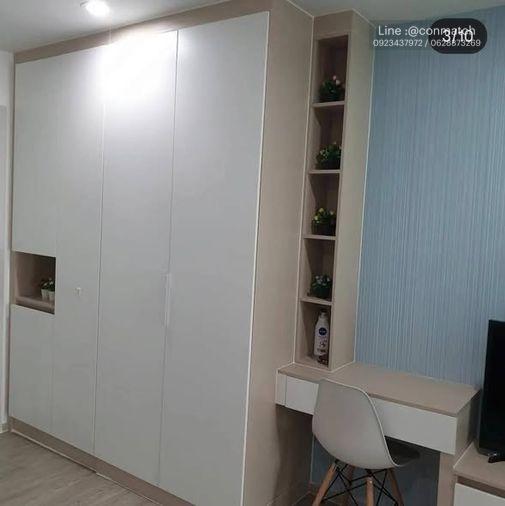 รูป 1 ห้องนอน | 1 ห้องน้ำ | ARL Hua Mak | 30 ตร.ม. | 10,000 บาท/เดือน | ชั้น 8 — Rye Condo กรุงเทพฯ - รูปที่ 3/5