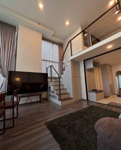 รูป 1 ห้องนอน | 1 ห้องน้ำ | MRT Phra Ram 9 | 44 ตร.ม. | 37,000 บาท/เดือน | ชั้น 16 — Knightsbridge Space Rama 9 กรุงเทพฯ - รูปที่ 4/10