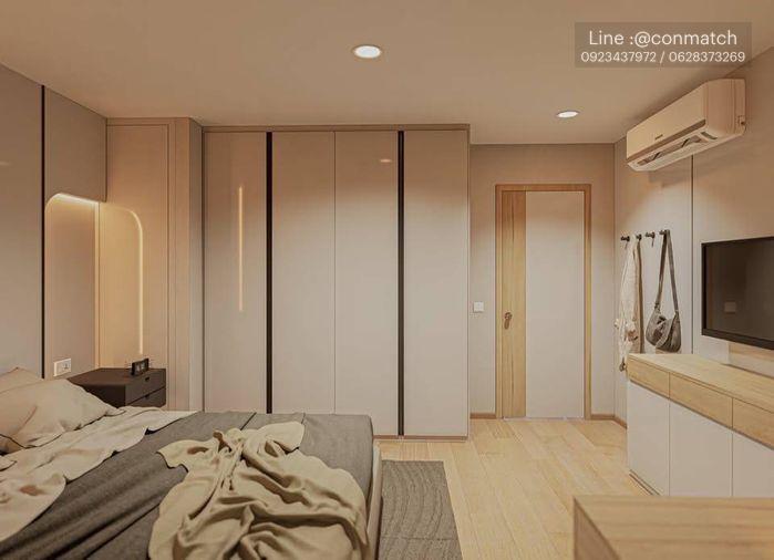 รูป 3 ห้องนอน | 2 ห้องน้ำ | MRT Phra Ram 9 | 110 ตร.ม. | 100,000 บาท/เดือน | ชั้น 7 — One 9 Five Asoke - Rama 9 กรุงเทพฯ - รูปที่ 8/10