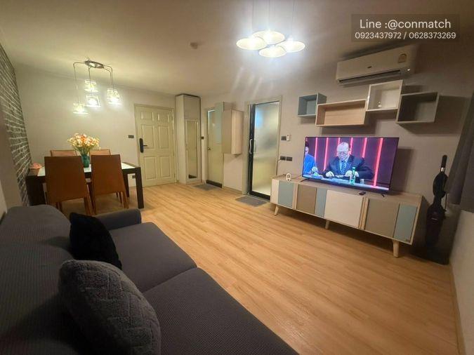 รูป 2 ห้องนอน | 2 ห้องน้ำ | BTS On Nut | 57 ตร.ม. | 16,000 บาท/เดือน | ชั้น 7 — Lumpini Center Sukhumvit 77 กรุงเทพฯ - รูปที่ 1/10