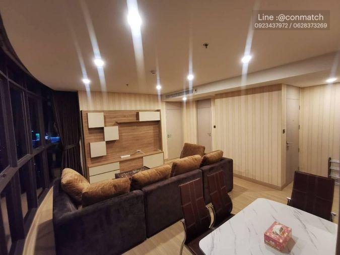 รูป 2 ห้องนอน | 2 ห้องน้ำ | BTS Nana | 62 ตร.ม. | 40,000 บาท/เดือน | ชั้น 31 — Lumpini Suite Phetchaburi - Makkasan กรุงเทพฯ - รูปที่ 2/4