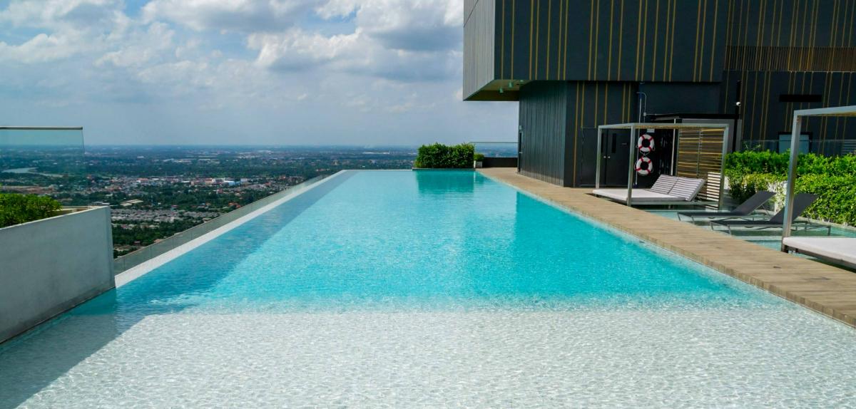 picture 2Bed | 2Bath | MRT Phra Nang Klao Bridge | 60sqm | THB 38,000/mo | Fl.18 — The Politan Rive Bangkok - 3/9