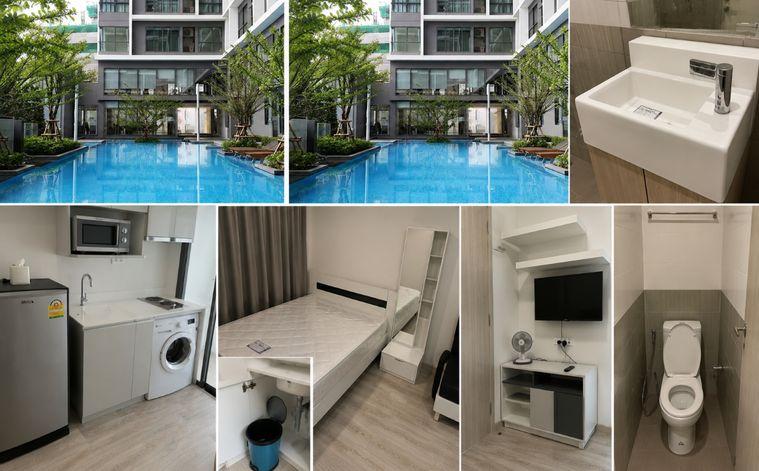 รูป 1 ห้องนอน | 1 ห้องน้ำ | MRT Phra Ram 9 | 22 ตร.ม. | 12,000 บาท/เดือน | ชั้น 12 — Ideo Mobi Rama 9 กรุงเทพฯ - รูปที่ 1/1