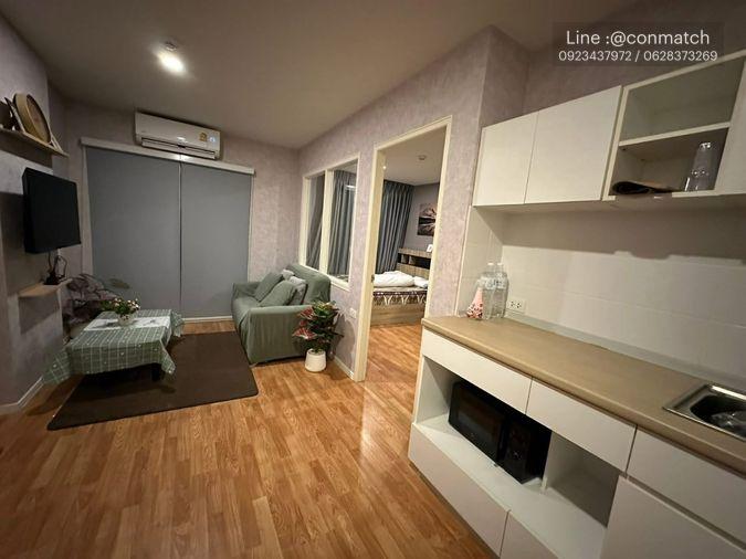 รูป 1 ห้องนอน | 1 ห้องน้ำ | MRT Sukhumvit | 29 ตร.ม. | 9,000 บาท/เดือน | ชั้น 7 — Lumpini Ville Sukhumvit 101/1 - Punnawithi กรุงเทพฯ - รูปที่ 1/6