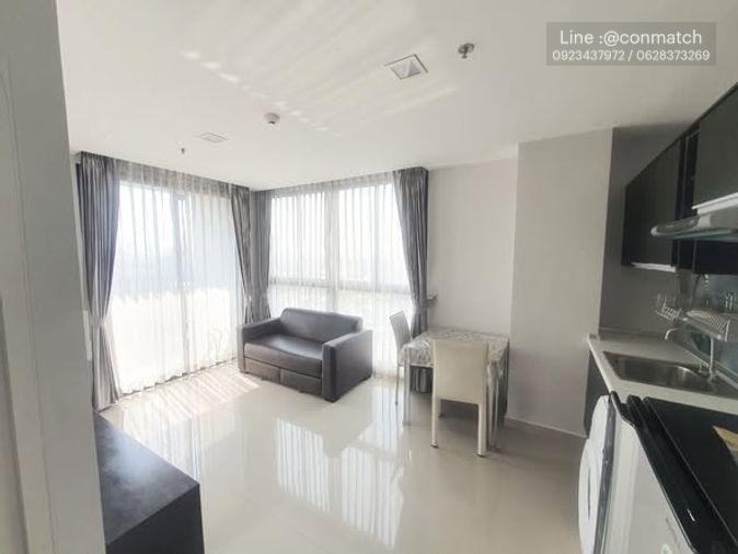 รูป 1 ห้องนอน | 1 ห้องน้ำ | BTS Wutthakat | 37 ตร.ม. | 12,000 บาท/เดือน | ชั้น 14 — Pe:la Condo กรุงเทพฯ - รูปที่ 4/5