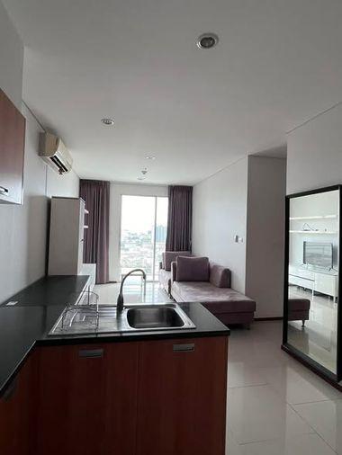รูป 1 ห้องนอน | 1 ห้องน้ำ | BTS Krung Thon Buri | 49.7 ตร.ม. | 20,000 บาท/เดือน | ชั้น 20 — Villa Sathorn กรุงเทพฯ - รูปที่ 4/5
