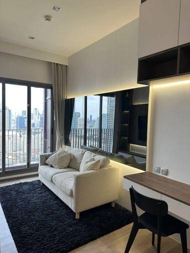 รูป 1 ห้องนอน | 1 ห้องน้ำ | BTS Saphan Taksin | 37 ตร.ม. | 27,000 บาท/เดือน | ชั้น 33 — Rhythm Charoenkrung Pavilion กรุงเทพฯ - รูปที่ 7/10