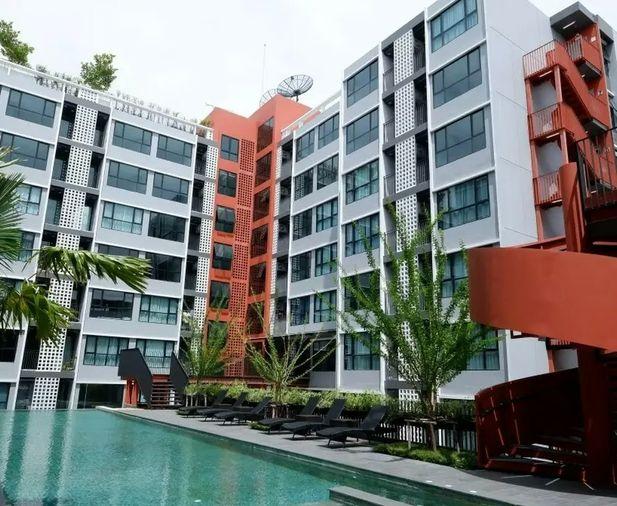 รูป 2 ห้องนอน | 1 ห้องน้ำ | BTS Si Bearing | 35 ตร.ม. | 14,000 บาท/เดือน | ชั้น 6 — The Cube Loft Srinakari กรุงเทพฯ - รูปที่ 1/10
