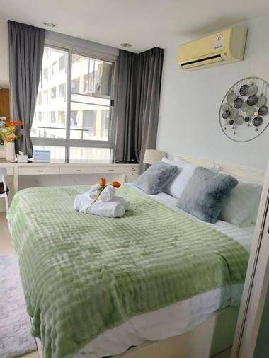 รูป 1 ห้องนอน | 1 ห้องน้ำ | BTS Saphan Taksin | 38 ตร.ม. | 13,000 บาท/เดือน | ชั้น 11 — The Station Condo กรุงเทพฯ - รูปที่ 1/5