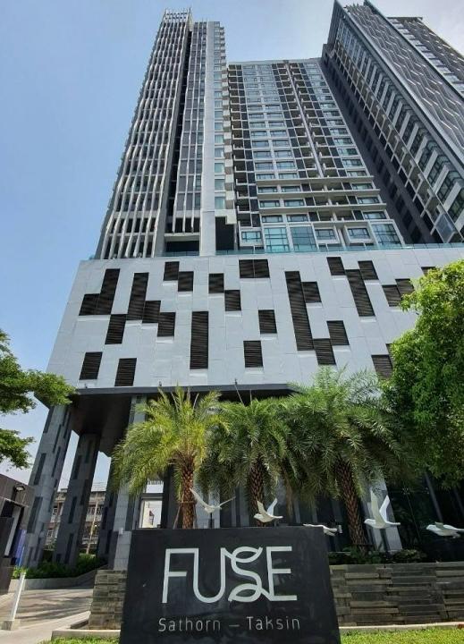 รูป 1 ห้องนอน | 1 ห้องน้ำ | BTS Wongwian Yai | 33 ตร.ม. | 15,000 บาท/เดือน | ชั้น 12 — Fuse Sathorn-Taksin กรุงเทพฯ - รูปที่ 2/8