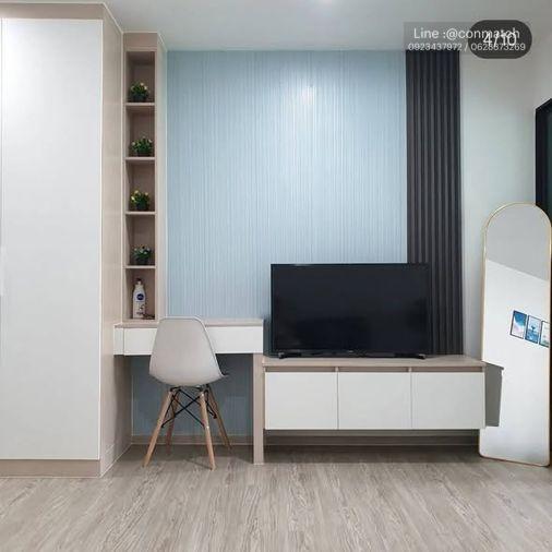 รูป 1 ห้องนอน | 1 ห้องน้ำ | ARL Hua Mak | 30 ตร.ม. | 10,000 บาท/เดือน | ชั้น 8 — Rye Condo กรุงเทพฯ - รูปที่ 4/5
