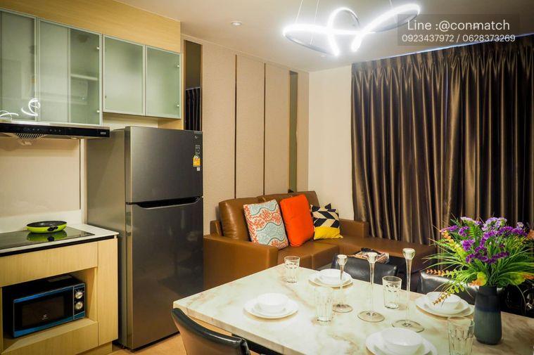รูป 2 ห้องนอน | 2 ห้องน้ำ | BTS Ekkamai | 55 ตร.ม. | 47,000 บาท/เดือน | ชั้น 15 — Maru Ekamai 2 Pet Friendly กรุงเทพฯ - รูปที่ 9/10