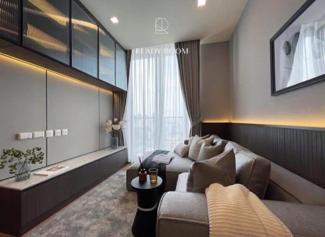 รูป 1 ห้องนอน | 1 ห้องน้ำ | BTS Phrom Phong | 43 ตร.ม. | 40,000 บาท/เดือน | ชั้น 18 — Noble Around Sukhumvit 33 กรุงเทพฯ - รูปที่ 3/4