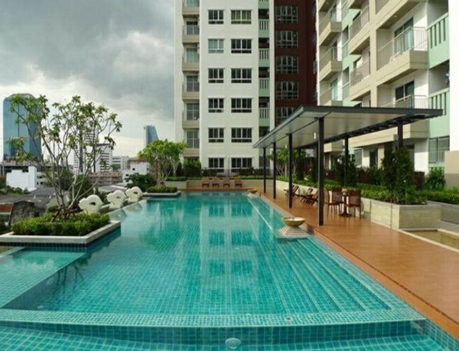 รูป 1 ห้องนอน | 1 ห้องน้ำ | MRT Phra Ram 9 | 37 ตร.ม. | 16,000 บาท/เดือน | ชั้น 27 — Lumpini Place Rama 9 - Ratchada กรุงเทพฯ - รูปที่ 7/10