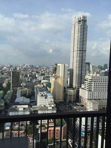 picture 1Bed | 1Bath | BTS Surasak | 37sqm | THB 20,000/mo | Fl.32 — Noble Revo Silom Bangkok - 1/5