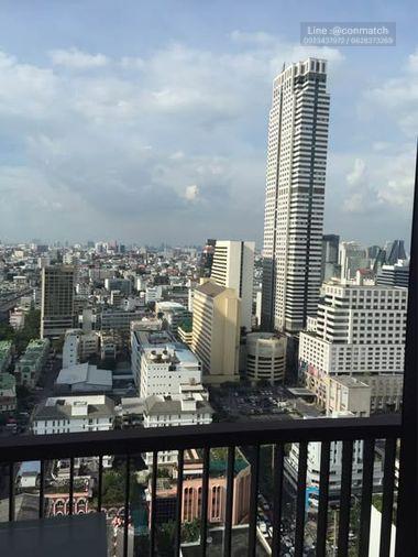 picture 1Bed | 1Bath | BTS Surasak | 37sqm | THB 20,000/mo | Fl.32 — Noble Revo Silom Bangkok - 1/5