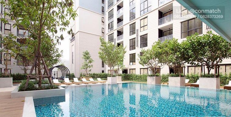 picture 1Bed | 1Bath | MRT Phra Ram 9 | 30sqm | THB 17,000/mo | Fl.5 — Maestro 03 Ratchada-Rama 9 Bangkok - 1/4