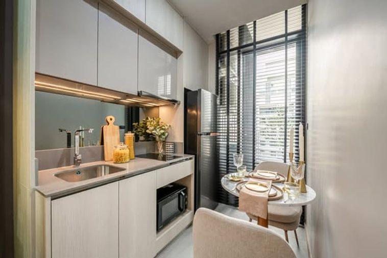 รูป 1 ห้องนอน | 1 ห้องน้ำ | BTS Ekkamai | 36 ตร.ม. | 35,000 บาท/เดือน | ชั้น 20 — The Fine Bangkok Thonglor-Ekamai กรุงเทพฯ - รูปที่ 3/5
