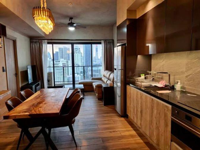 picture 2Bed | 2Bath | MRT Phetchaburi | 87sqm | THB 60,000/mo | Fl.19 — The Lofts Asoke Bangkok - 3/5