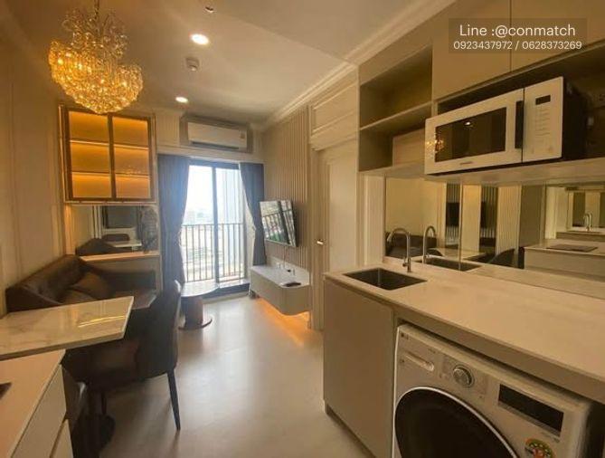 รูป 1 ห้องนอน | 1 ห้องน้ำ | BTS Krung Thon Buri | 26 ตร.ม. | 16,000 บาท/เดือน | ชั้น 33 — Nue Riverest Ratburana กรุงเทพฯ - รูปที่ 1/5
