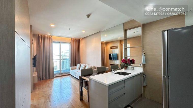 รูป 1 ห้องนอน | 1 ห้องน้ำ | MRT Phetchaburi | 45 ตร.ม. | 25,000 บาท/เดือน | ชั้น 34 — The Address Asoke กรุงเทพฯ - รูปที่ 3/9