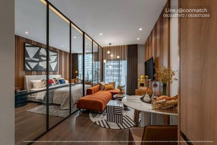 รูป 1 ห้องนอน | 1 ห้องน้ำ | BTS Asok | 43 ตร.ม. | 43,000 บาท/เดือน | ชั้น 10 — Muniq Sukhumvit 23 กรุงเทพฯ - รูปที่ 1/3