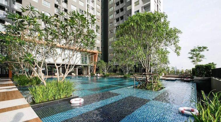picture 1Bed | 1Bath | BTS Chang Erawan | 29sqm | THB 9,000/mo | Fl.14 — The Trust Condo Bangkok - 2/10