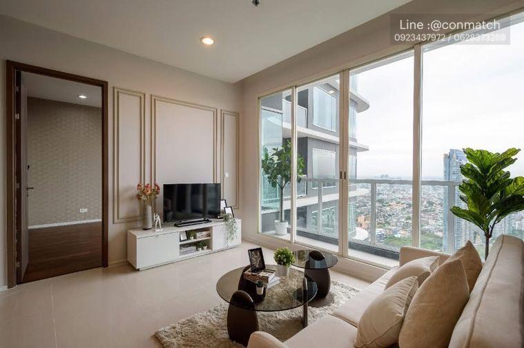 picture 2Bed | 2Bath | BTS Saphan Taksin | 89sqm | THB 65,000/mo | Fl.35 — Menam Residences Bangkok - 8/10