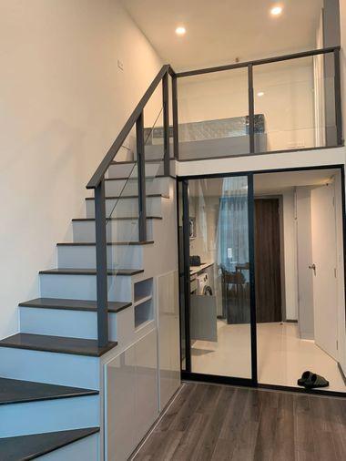 รูป 📣ให้เช่าคอนโด Knightsbridge Space Rama 9 (MRT พระราม 9) Duplex เฟอร์ครบ @onestepliving - รูปที่ 4/10