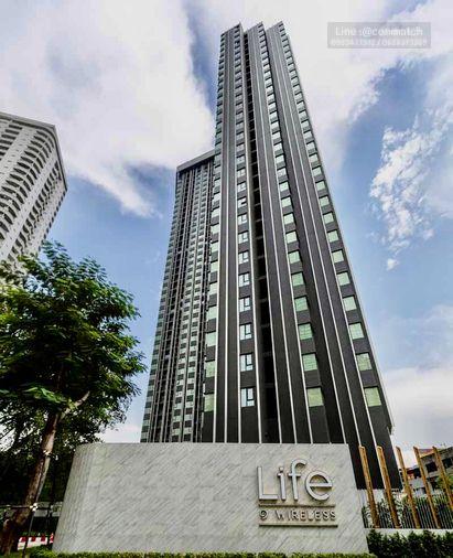 picture 1Bed | 1Bath | BTS Phloen Chit | 28sqm | THB 23,000/mo | Fl.18 — Life One Wireless Bangkok - 1/10