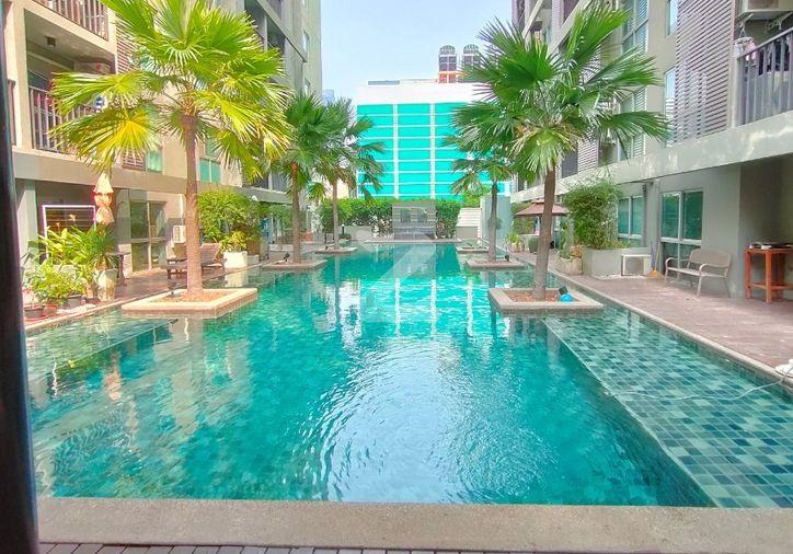picture 1Bed | 1Bath | MRT Phra Ram 9 | 36sqm | THB 16,500/mo | Fl.12 — A Space Asoke-Ratchada Bangkok - 7/10