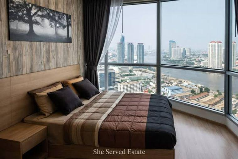 picture 1Bed | 1Bath | BTS Saphan Taksin | 40sqm | THB 35,000/mo | Fl.36 — Rhythm Sathorn Bangkok - 3/5