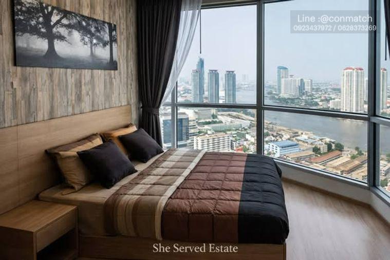 picture 1Bed | 1Bath | BTS Saphan Taksin | 40sqm | THB 35,000/mo | Fl.36 — Rhythm Sathorn Bangkok - 3/5