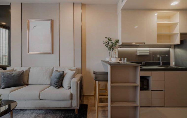 รูป 1 ห้องนอน | 1 ห้องน้ำ | BTS Thong Lo | 36 ตร.ม. | 24,000 บาท/เดือน | ชั้น 39 — Oka Haus Sukhumvit 36 กรุงเทพฯ - รูปที่ 3/10
