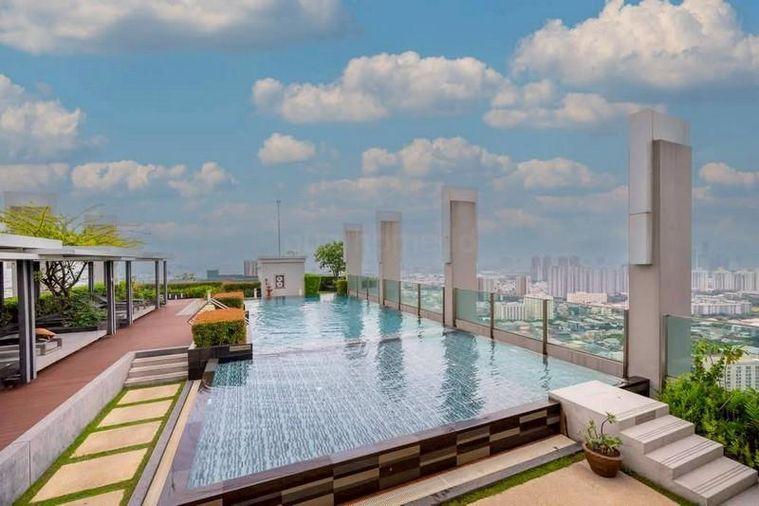รูป 1 ห้องนอน | 1 ห้องน้ำ | MRT Huai Khwang | 46 ตร.ม. | 25,000 บาท/เดือน | ชั้น 24 — Rhythm Ratchada-Huaikwang กรุงเทพฯ - รูปที่ 2/8