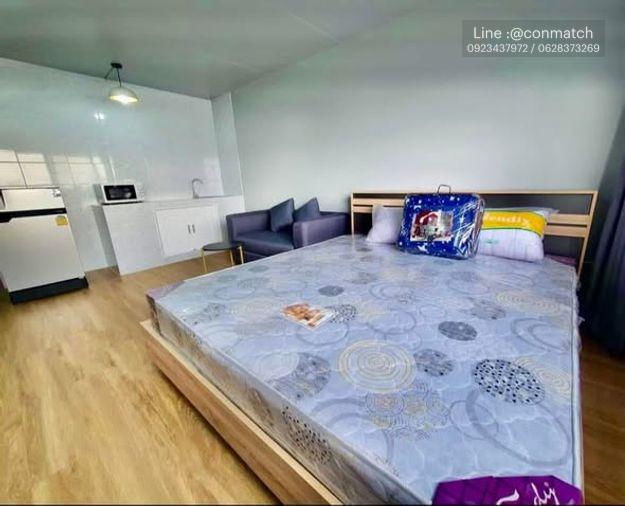 รูป สตูดิโอ | 1 ห้องน้ำ | MRT Kamphaeng Phet | 28 ตร.ม. | 4,000 บาท/เดือน | ชั้น 7 — Popula Condo กรุงเทพฯ - รูปที่ 1/5