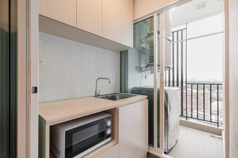 รูป 1 ห้องนอน | 1 ห้องน้ำ | BTS Bang Na | 28 ตร.ม. | 12,000 บาท/เดือน | ชั้น 26 — Regent Home Bangna กรุงเทพฯ - รูปที่ 1/1