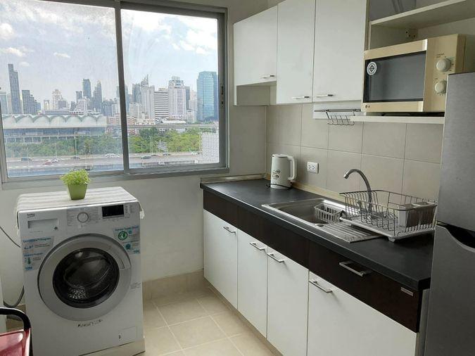 รูป 1 ห้องนอน | 1 ห้องน้ำ | MRT Phra Ram 9 | 50 ตร.ม. | 16,000 บาท/เดือน | ชั้น 11 — Supalai Park Asoke-Ratchada กรุงเทพฯ - รูปที่ 3/8